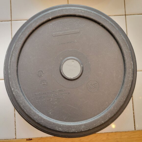 Dinex Smart Therm Induction Charger Warmer Base Onyx Black Covers 6 Pc - Picture 6 of 11